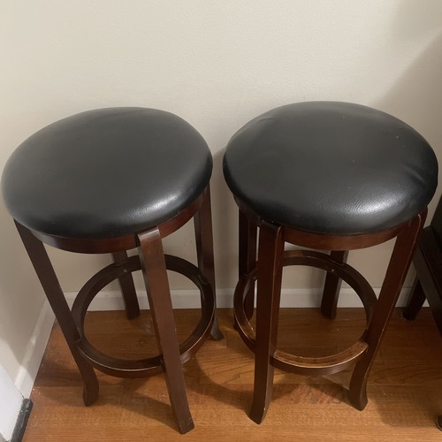 Bar stools swivel wood legs - swivel,