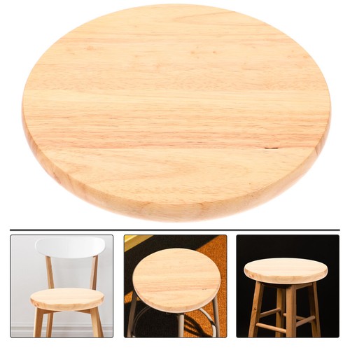 Durable wooden round bar stool - round,