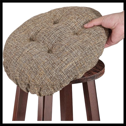 Modern round bar stool - 14",